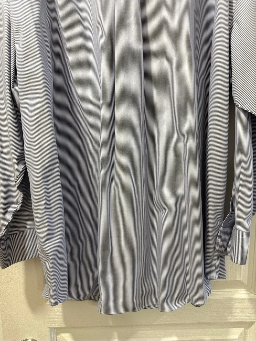 Jos. A. Bank Light Blue Pinstripe Dress Shirt - Men's 17 1/2-34